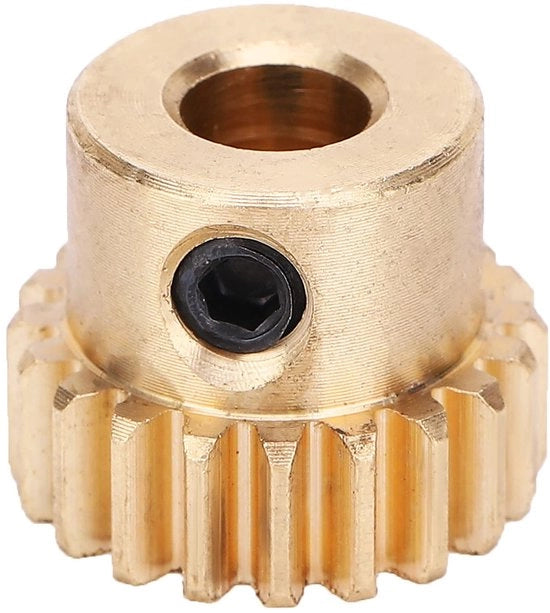 Rondiccia 20 Denti - 6 mm Diametro - Modulo 0,8 - Ricambi Robot - Alta Qualità - Precisione di Misura - Asse a Denti