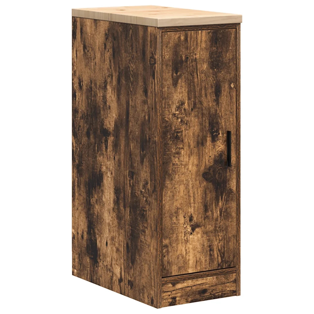 Armadietto da Garage in Rovere Affumicato 30x51x85 cm 860557