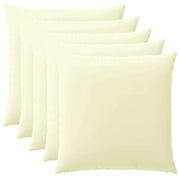 Federa 6 pcs HEERLEN Crema 65 x 65 cm Poliestere 913014