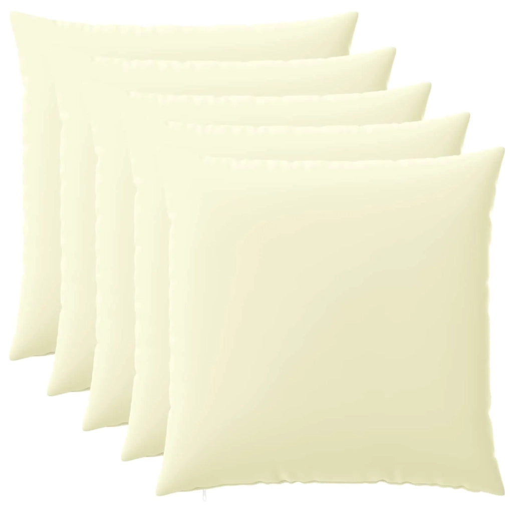 Federa 6 pcs HEERLEN Crema 65 x 65 cm Poliestere 913014