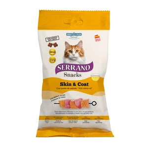 SERRANO SNACK GATTO 50G SKINCOAT SALM/TONNO- SERRANO- 12,0 pz