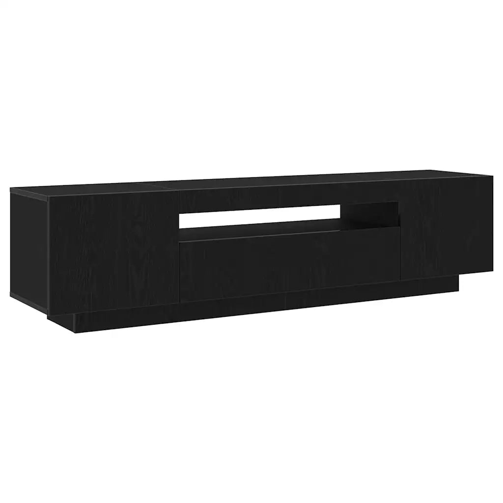 Mobile TV Nero 160 x 35 x 40 cm Legno multistrato 861103