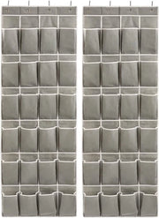 Organizzatore multifunzionale da 24 viti, calzatore da appendere sopra la porta (set da 2)
