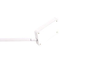 Piantana da Interno a LED in Metallo Bianco Opaco