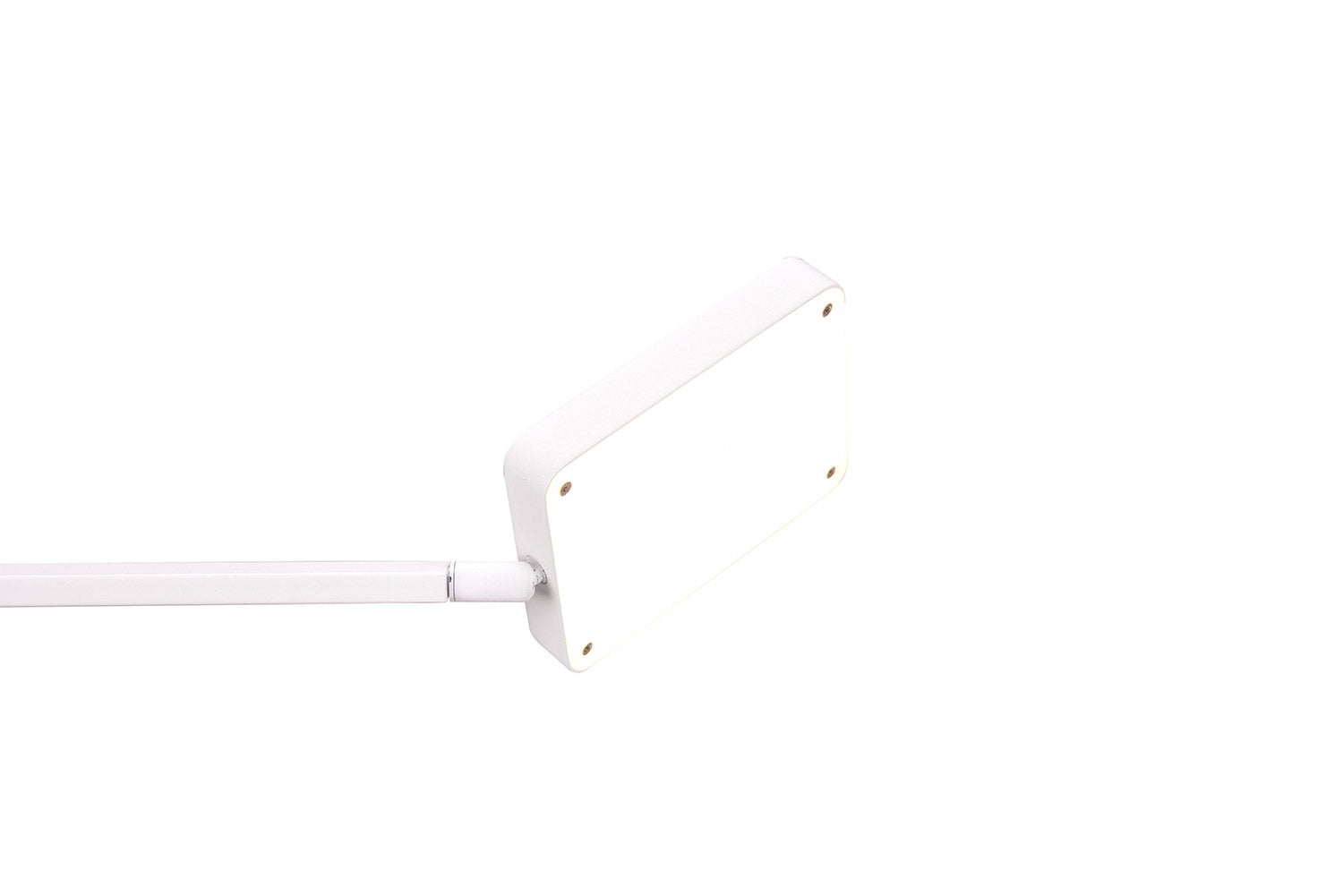 Lampada da Tavolo da Interno a LED in Metallo Bianco Opaco