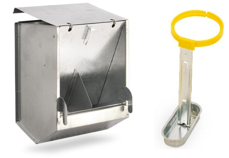 Kit Mangiatoie e Abbeveratoi Portabottiglia per Gabbia Conigli Rocila