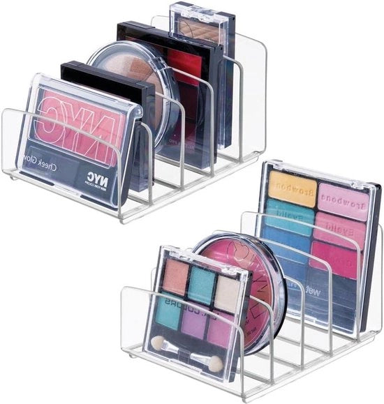 Organizzatore per la stanza da bagno e gli armadi - contenitore per cosmetici con 5 sezioni separate