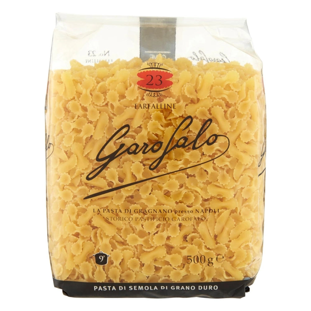Pastificio garofalo farfalline n. 23 pasta trafilata al bronzo da 500 grammi
