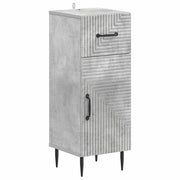 Mobiletto da Bagno HAARLEM Grigio Cemento 30 x 31 x 80 cm 896828