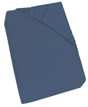 Lenzuolo Sotto con Angoli ed Elastico Tinta Unita Avio Matrimoniale Maxy