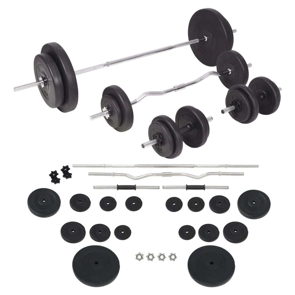 Set Bilanciere e Manubri da 90 kg cod mxl 70017