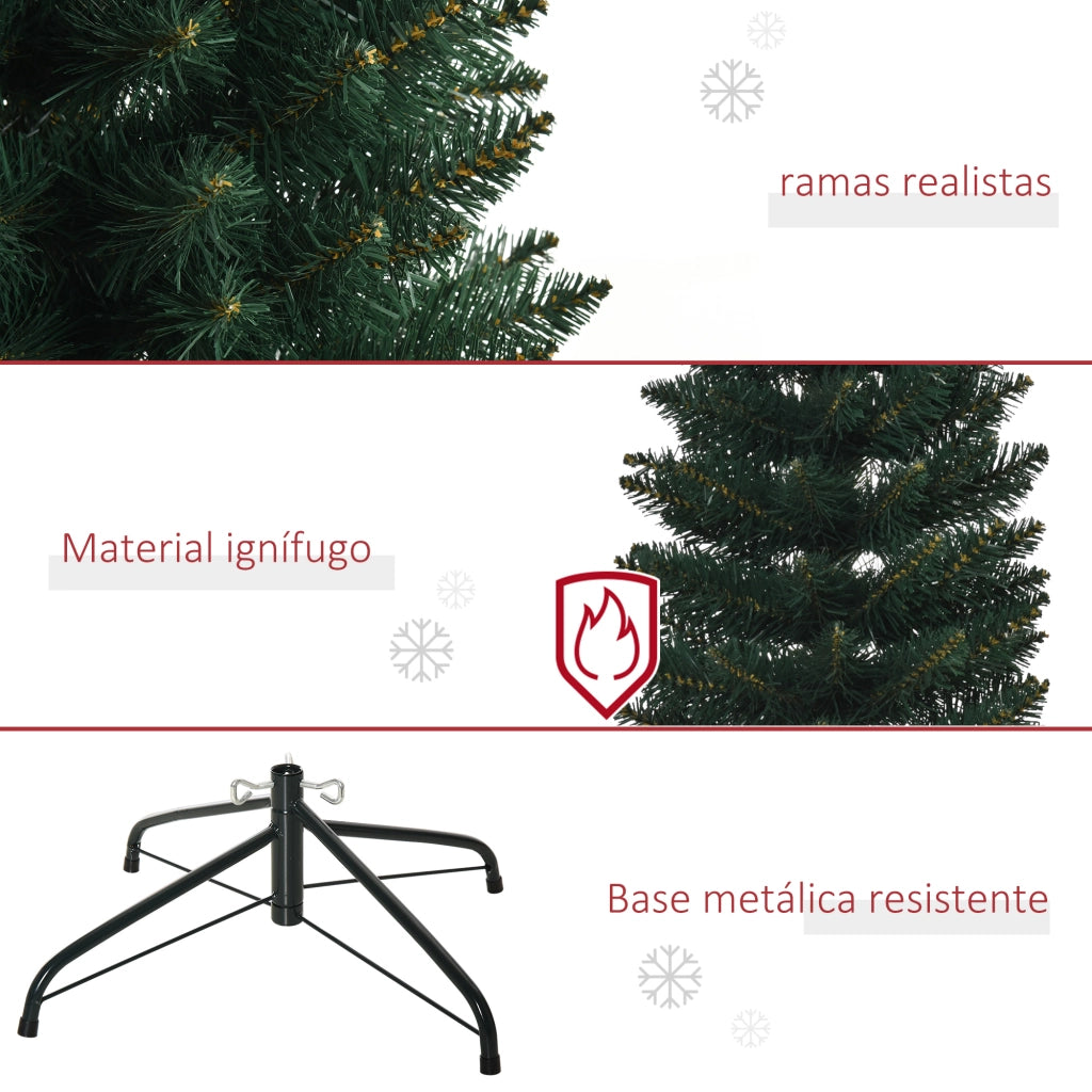 Albero di Natale Artificiale ¨C zephmum ¨C Verde ?56x180 cm