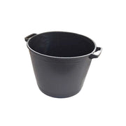 Cassa macerie tonda colore nero litri 45