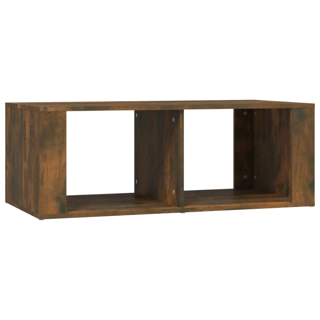 Tavolino da Salotto-Tavolino da soggiorno Rovere Fumo 100x50x36 cm Legno Multistrato