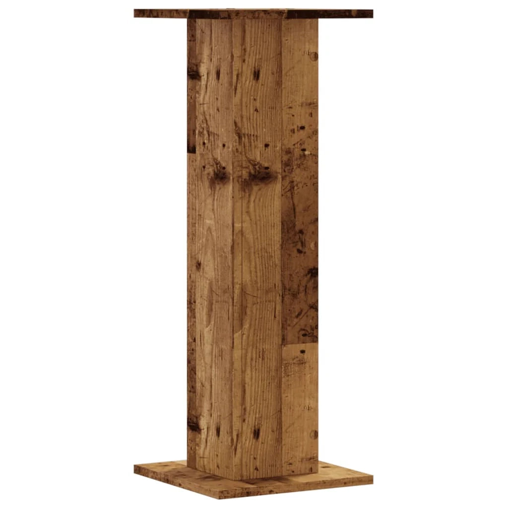 Portavasi mobili per fiori set da 2 legno di recupero legno ingegnerizzato marrone 02_0045379