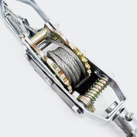 Paranco manuale 4000 kg 3m 2 trasmissione 2 ganci attrezzi garage officina fai da te 3416039/2