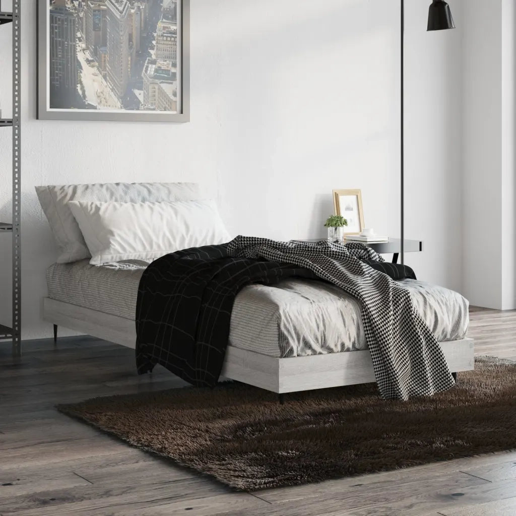 Giroletto Grigio Sonoma 75x190 cm in Legno Multistrato 832315