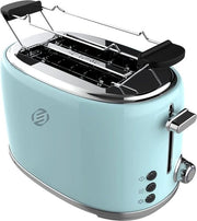 Toaster con Tostapinze - Multi Livelli di Temperatura - Toaster - Spazi Ampi per le Fette - Toaster Retro - Croque Monsieur
