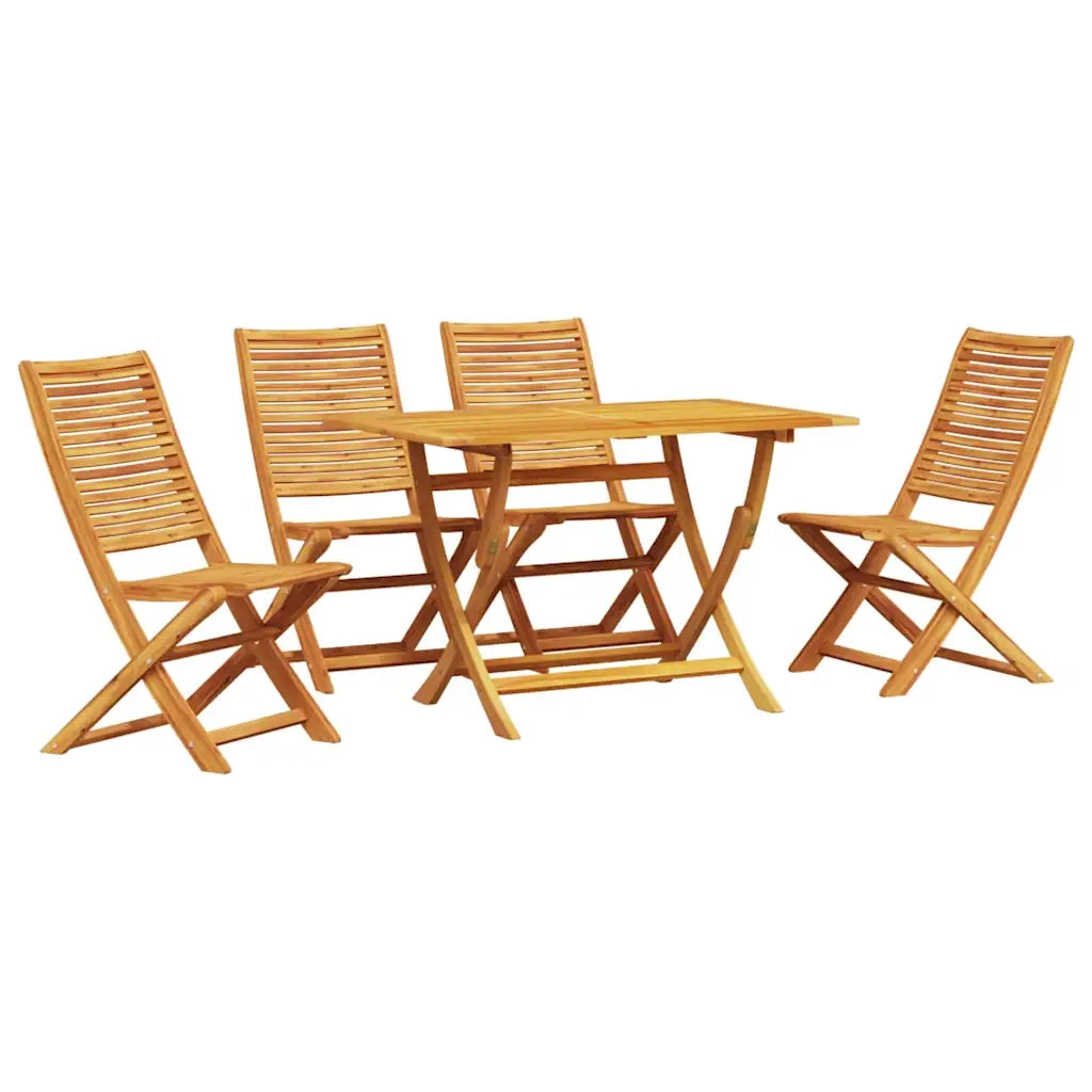 Set da Pranzo per Giardino 5 pcs Marrone 3375754