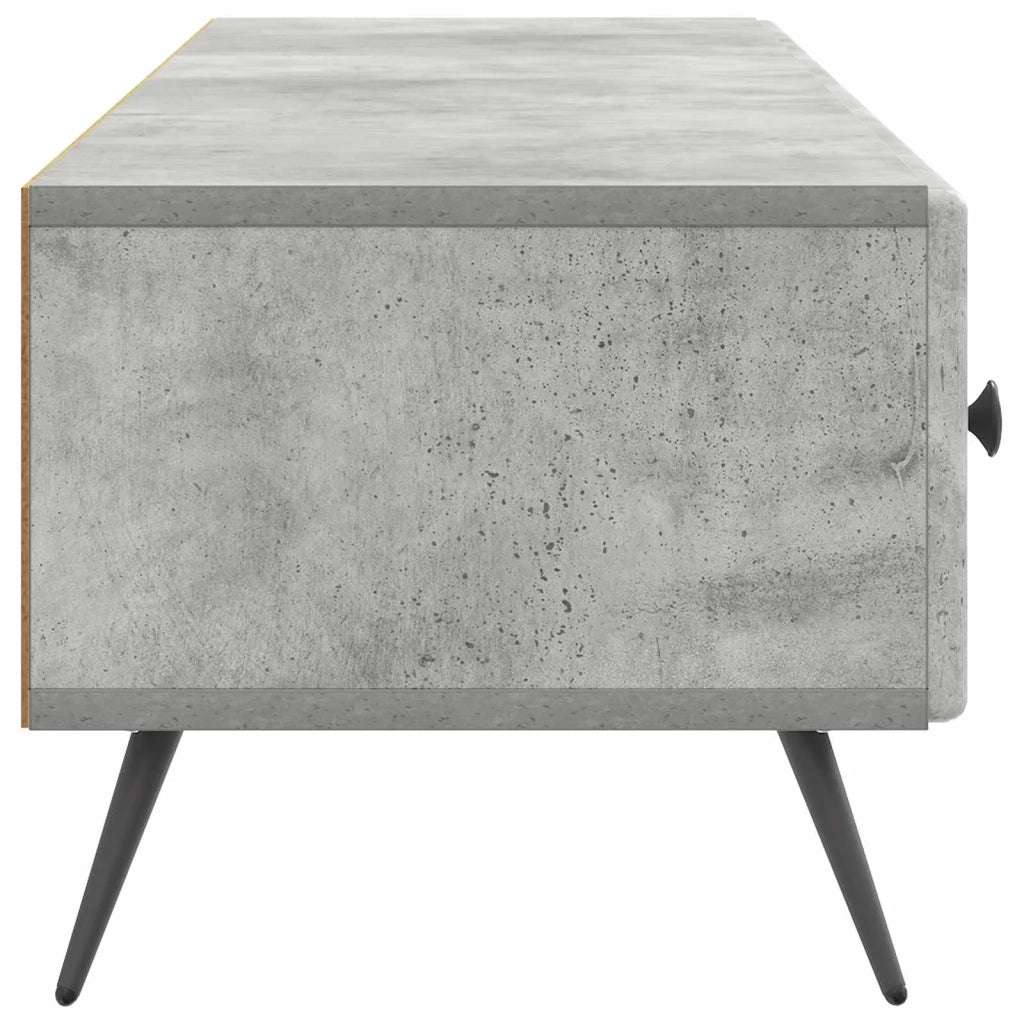 Mobile TV con cassetto-Credenza per TV Grigio Cemento 147 x 34,5 x 30 cm 690059
