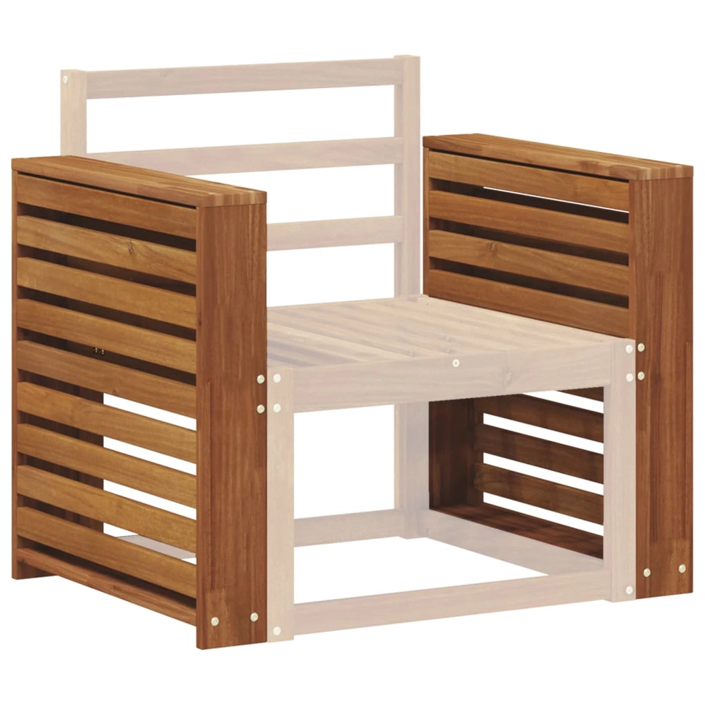 Braccioli 2 pcs Marrone 58.5 x 10 x 61 cm Legno multistrato 900522