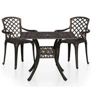 Set da giardino bistrot mobili da esterno terrazza 3 pezzi in fusione di alluminio bronzo 02_0013505