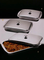 Rostiera Lasagniera Catering bavaria in acciaio inox con coperchio 40 cm