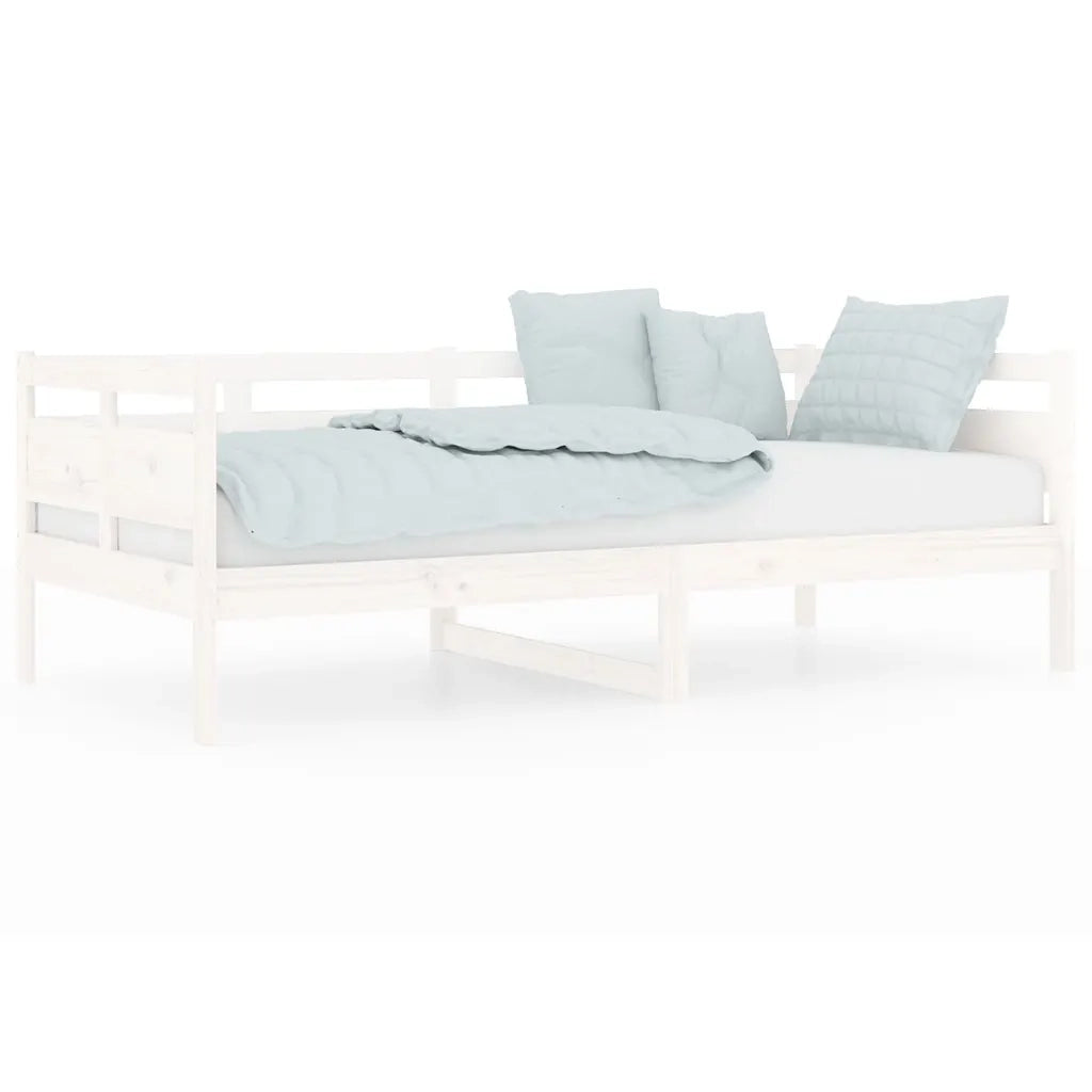 Dormeuse Bianca in Legno Massello di Pino 90x190 cm 820308