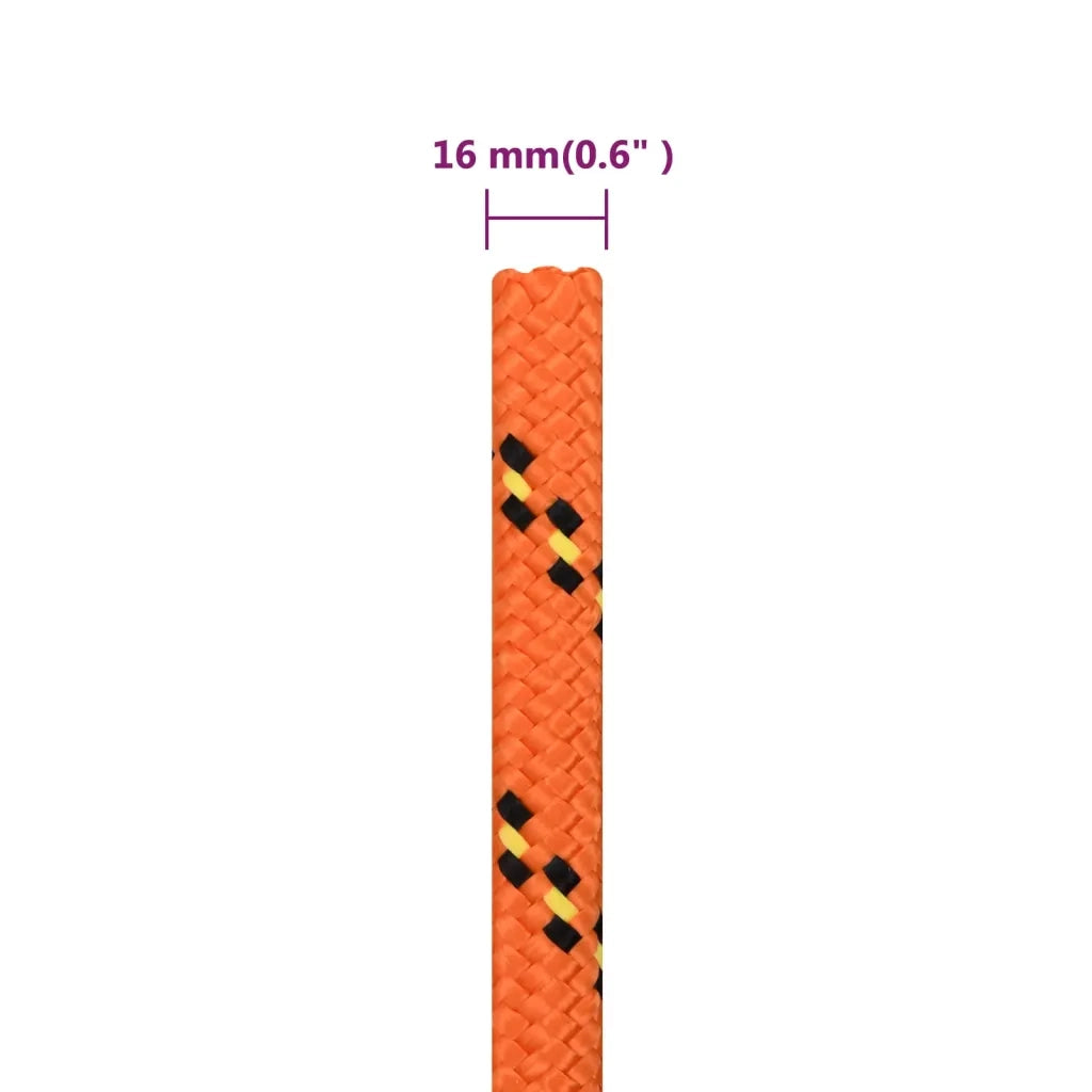 Corda per barca Arancione 16 mm 100 m in Polipropilene 152680