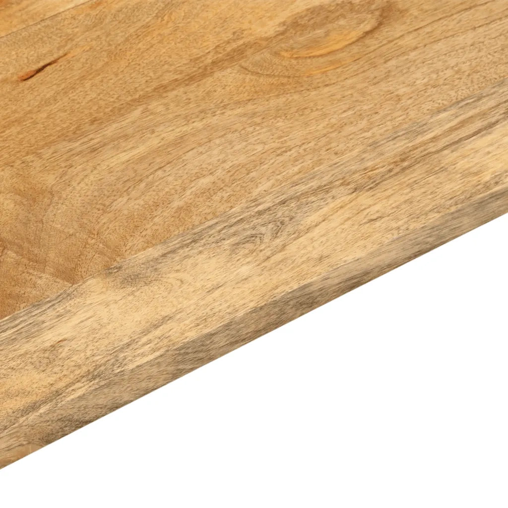 Piano per Tavolo 90x60x3,8 cm Rettangolare Legno Massello Mango 371534