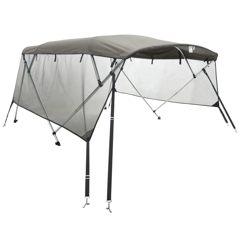 Bimini di Prua Pareti Laterali Rete 4 Archi 243x(185-198)x137cm 94859