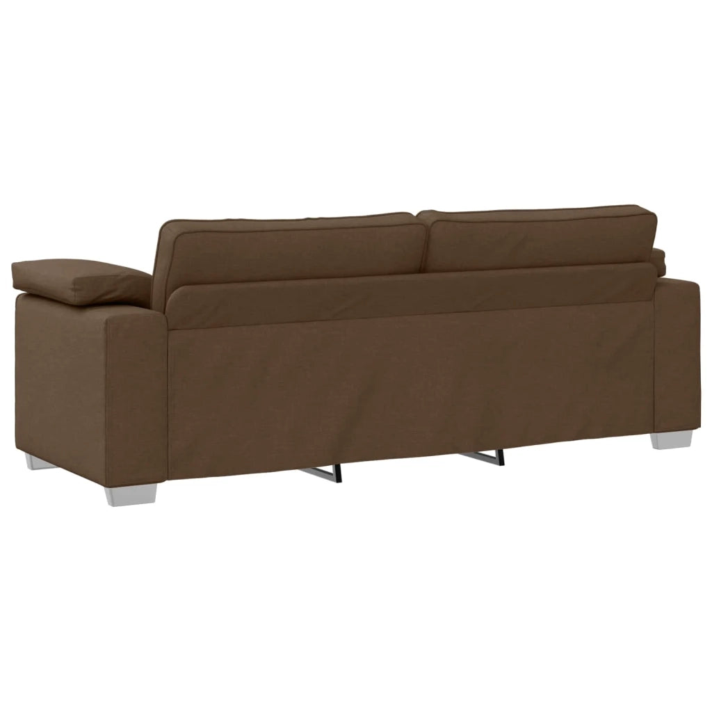 Divano 2 pcs Marrone 219 x 80 x 82 cm Tessuto 3324744