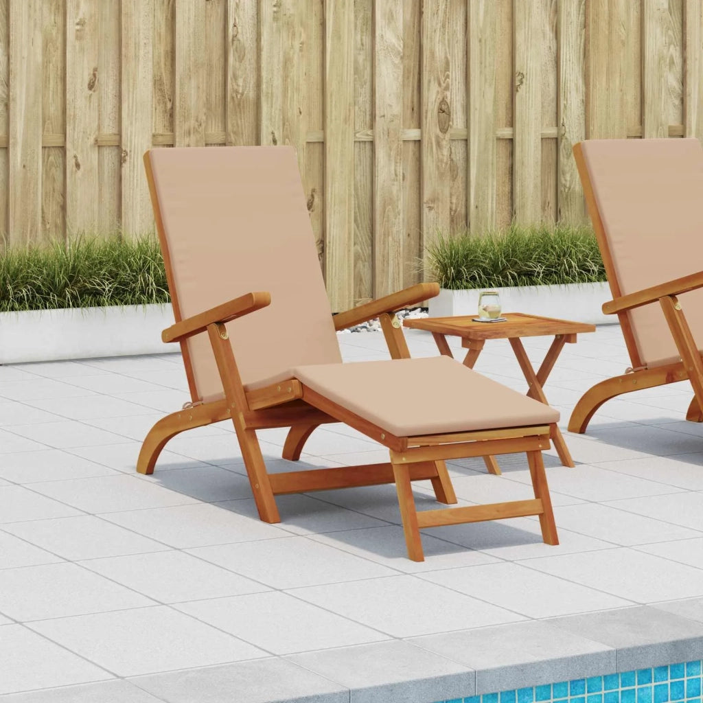 Lettino prendisole reclinabile e pieghevole 55 x 146 x 91 cm 42025004