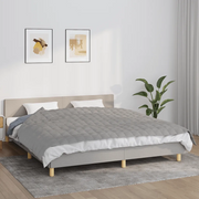 Coperta Ponderata Grigia 155x220 cm 11 kg Tessuto 350723