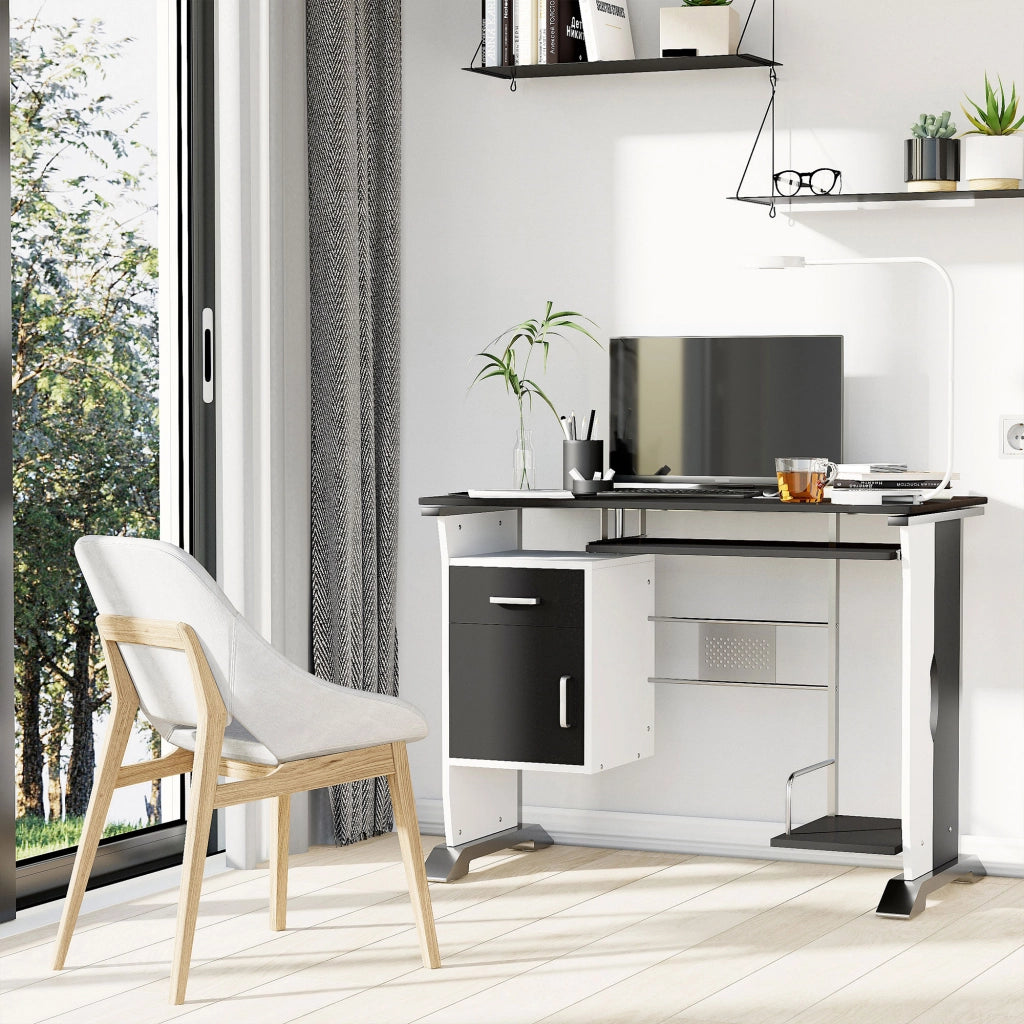 Scrivania per Computer ¨C Xylo ¨C Legno Marrone 100x52x75cm