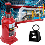 Trade Shop - Cric-sollevatore Crick Idraulico A Bottiglia 32 T Tonnellate Martinetto Manuale -