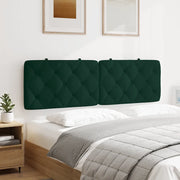 Cuscino Testiera Verde Scuro 160 cm in Velluto 374736