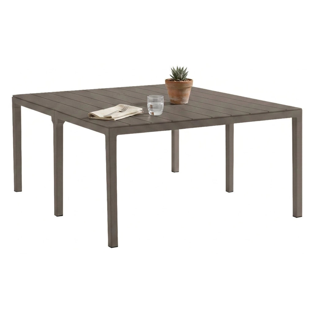 Campana, Tavolo da Esterno 12 Posti Made in Italy, 292x86x74h cm Grigio Tortora