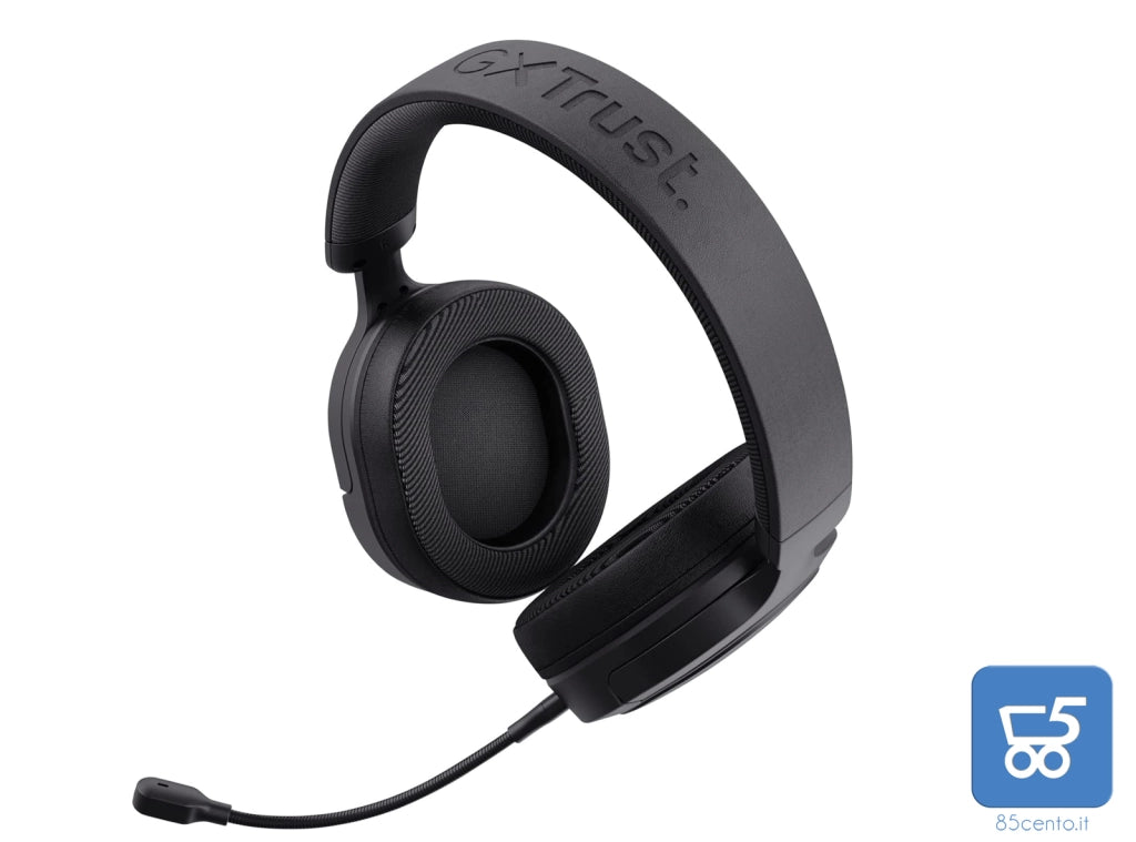 Cuffie Trust Gaming GXT 498 Forta PS5 PS4 Licenza Ufficiale PlayStation Cavo da 1,2 m Microfono Staccabile, Jack Audio 3.5 mm - Nero