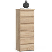 Cassettiera AKORD CL6 Cassettiera Sonoma Quercia 40 cm 6 cassetti 40x35x109 cm