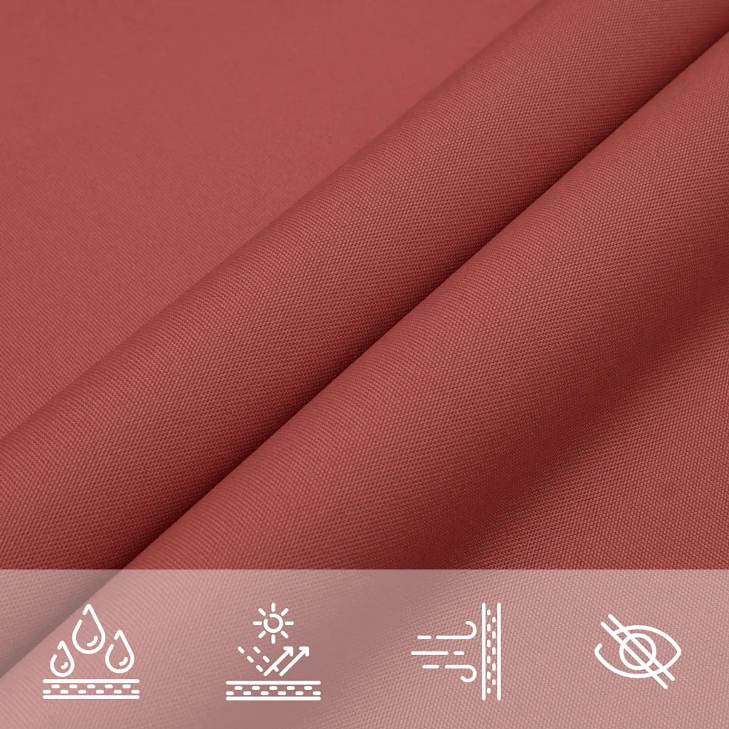 Parasole a Vela Oxford Triangolare 3x3x4,24 m Terracotta cod mxl 12624