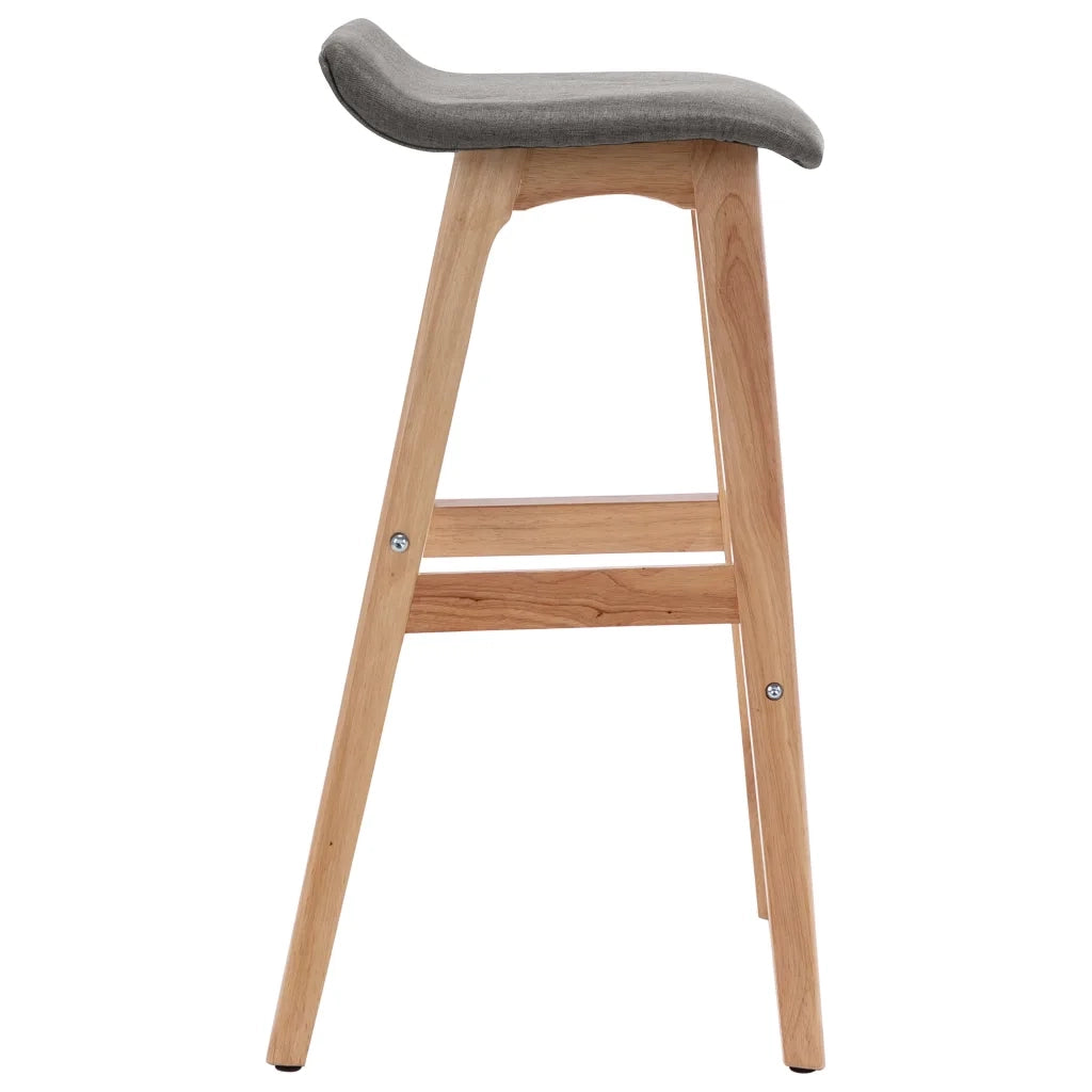 Sedie da Bar 2 pz Grigio Scuro in Tessuto cod mxl 61662
