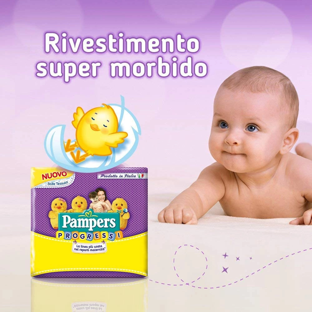 PAMPERS PROGRESSI PANNOLINI NEWBORN 2-5 KG IN CONFEZIONE DA 28 PEZZI