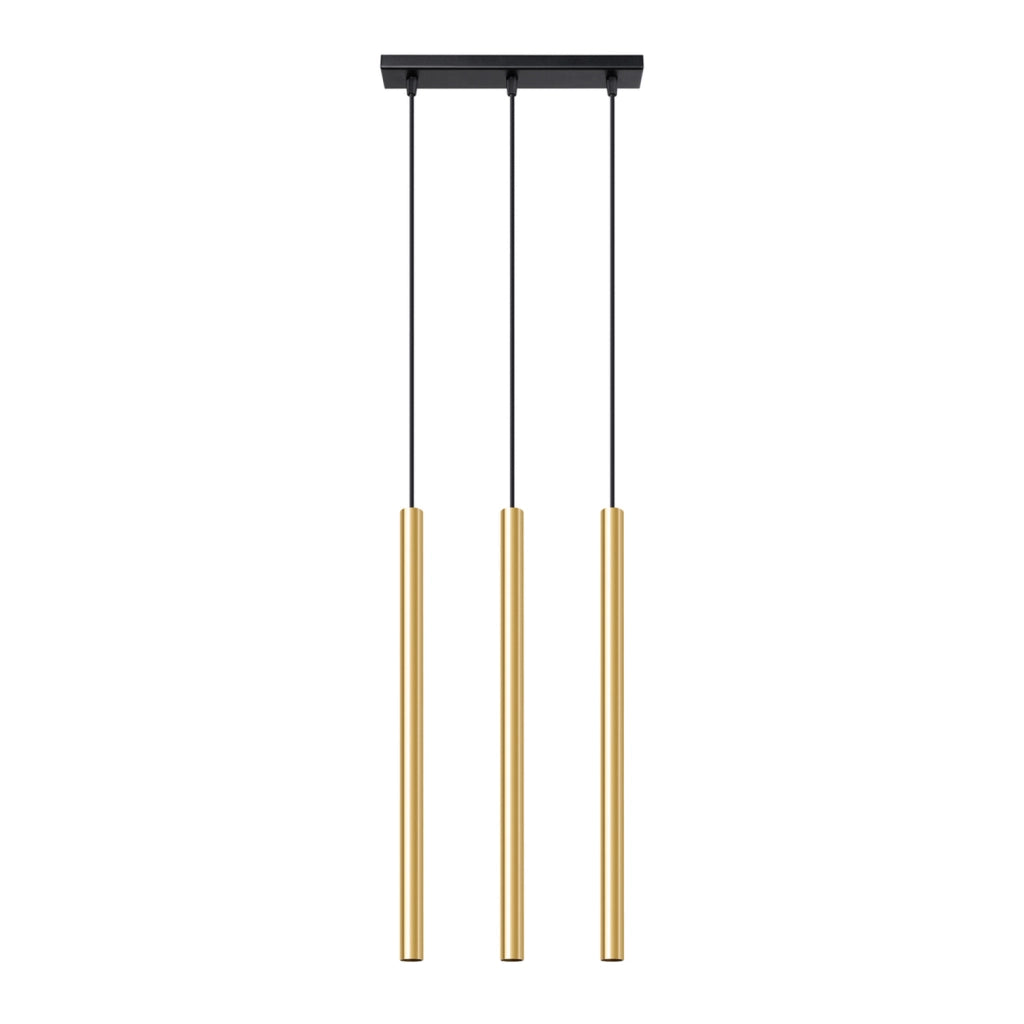 Lampada sospensione VELINO 3 luci G9 oro lucido Pure Lume