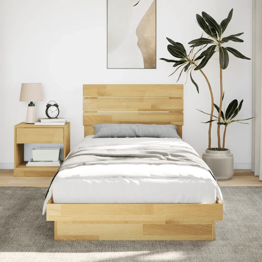 Struttura Letto con Testiera Senza Materasso 100x200 cm 3315743