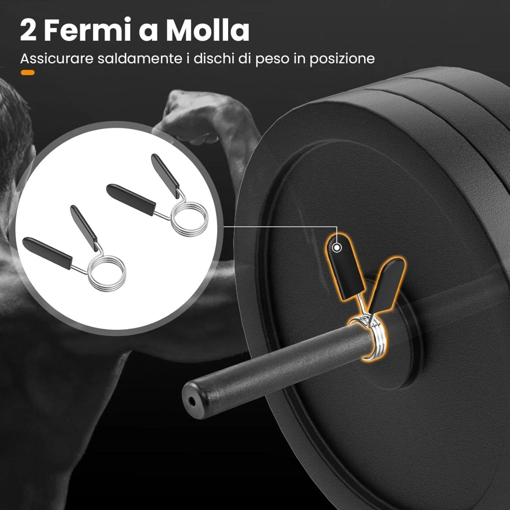 Barra della Trappola Olimpica, Olympic Hex Trap Bar in Acciaio con Maniglie Piegehvole, Barra Sollevamento Pesi, Capacità di Carico 226 kg