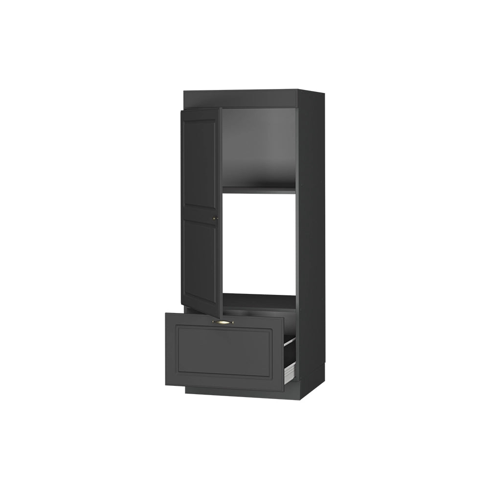 Vicco Set mobili bagno Landhaus antrazit-oro 60 cm