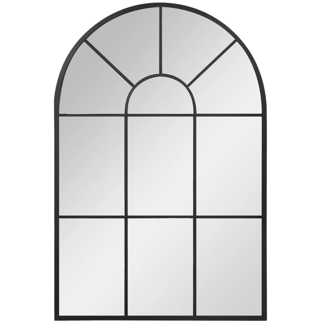 Specchio da parete moderno con cornice in metallo