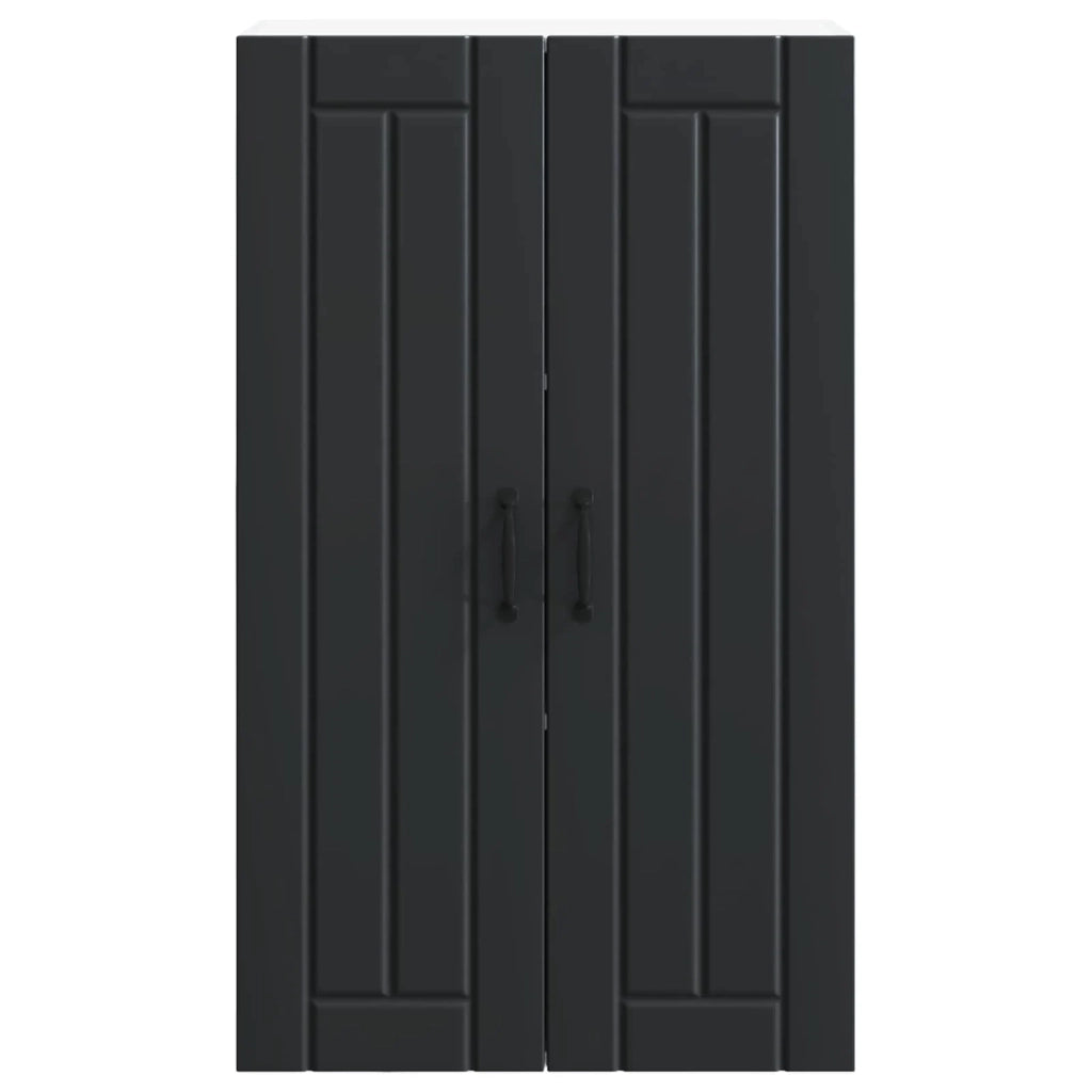 Armadietto a muro LUCCA Nero 60 x 31 x 100 cm