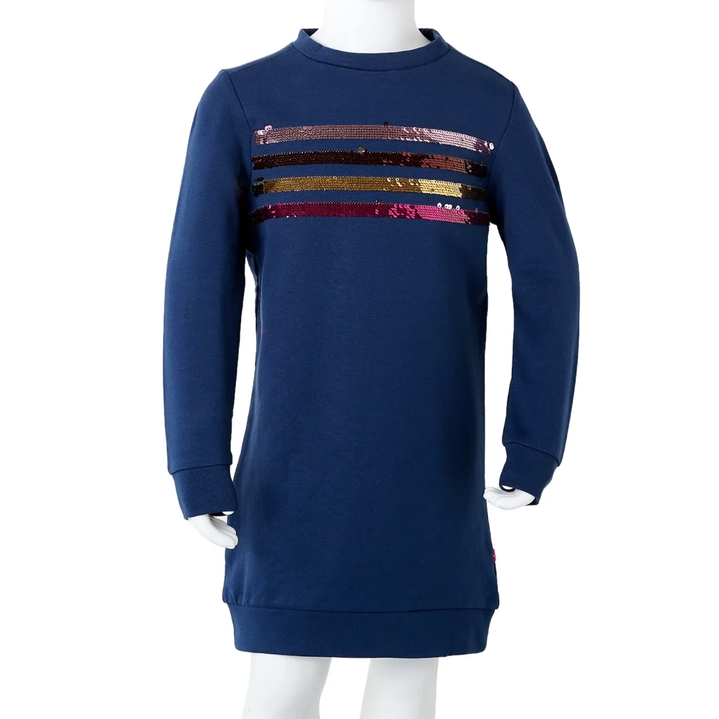 Abito in Felpa da Bambina Blu Marino 92 CFW6793197